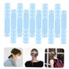 FRCOLOR 10pcs Mask Hooks Mask Extension Buckle Ropes Hanging Hooks Light Blue Elastic Band view 1