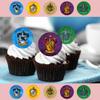 22 x PRECUT Wizard House Badge Cupcake Topper Edible Wafer Paper Cake Toppers Decoration view 2