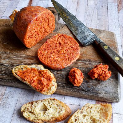 The Real Cure - Dorset Nduja, The Ultimate Smokey, Spicy, Spreadable Salami - 2 x 200g Pack