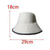 Colcolo Sauna Hat Hat for Sauna Cloth Head Protect Accs Indoor Sauna Accessories Wool Sauna Hat for Shower Bath House Steam Room, White view 2