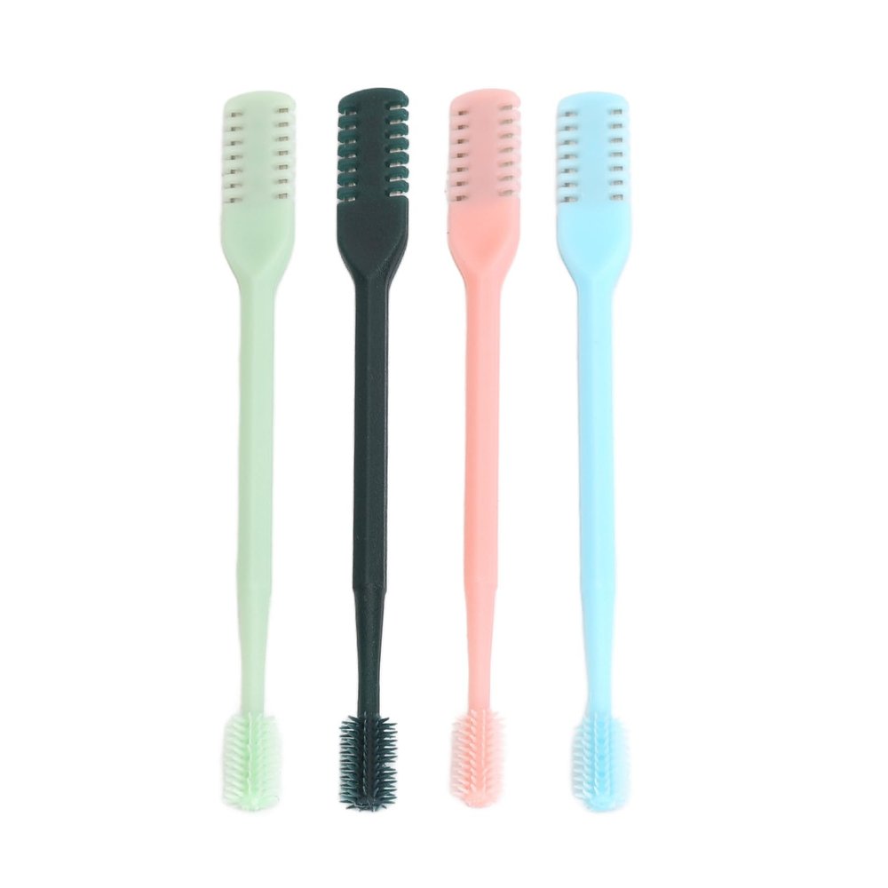 Dual Nose Hair Blade, Manual Rotary Shaving, Shaving Trimmer Deep Cleaning Portable Hair Trimmer Dual Sided Blade Design, Portable and Easy to Use, Suitable for Travel and Daily Use