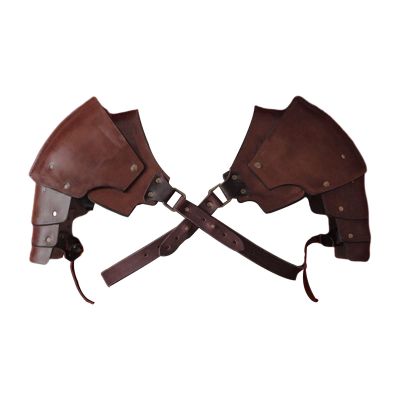 F Fityle Medieval Shoulder Pauldron Knight Shoulder Body Chest Harness Belt for Role Play Prom Party Fancy Dress Cosplay Samurai
