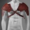 F Fityle Medieval Shoulder Pauldron Knight Shoulder Body Chest Harness Belt for Role Play Prom Party Fancy Dress Cosplay Samurai view 3