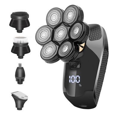 Electric Razor for Men, 5 in 1 Shaver for Men Electric Shaver Powerful Bald Head Shaver Beard Shaving Machine for Men Razor