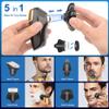 Electric Razor for Men, 5 in 1 Shaver for Men Electric Shaver Powerful Bald Head Shaver Beard Shaving Machine for Men Razor view 3