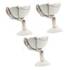 3 Pcs Skeleton Hand Skull Fruit Bowl Candy Bowl Halloween Skeleton Decor Halloween Candy Bowl with Hand Bandejas para Comida Desk Topper Home Decoration Snack Household Office view 1