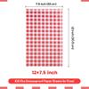 L LIKED 100 PCS 12x7.5 Inchs Red and White Greaseproof Paper Sheets view 2