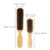 FRCOLOR 2pcs Beard Brushes,Men Beard Grooming Brushes, Bristle Beard Comb, Shredded Hair Brush for Barber view 4