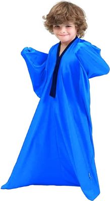 BANTASE Sensory Body Sock For Children, 47"x27" Full Body Wrap Stretch Body Sox To Relieve Stress For Children With Autism, Anxiety (Color : Blau, Size : XL)