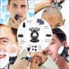 JQUAL Electric Razor for Men, Electric Shaver 7D Floating Cutter Head Base Charging Portable Men Beard Trimmer Clipper Skull Shaver Waterproof Shaving Machine (Color : 5 in 1 with Box Pack) view 4