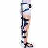 HUANGJUN Hinged Hip Knee Support Brace Adjustable Ankle and Foot Orthosis Post Op Knee Support Orthosis Immobilizer Protector for Left and Right Leg view 3