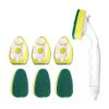 1 Dish Wand 7 Replacement Sponge Heads Cleaning Sponges Wand for Kitchen, Bathroom, Utensils view 1