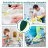 1 Dish Wand 7 Replacement Sponge Heads Cleaning Sponges Wand for Kitchen, Bathroom, Utensils view 4