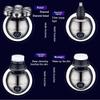 Electric Razor for Men, 5 in 1 Electric Head Shaver for Bald Men 7D Floating Cutter Beard Trimmer Clipper IPX5 Waterproof Shaving USB Wireless Charging view 2