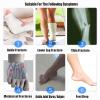 Foot Orthosis Adjustable Non-Slip Sole Ankle Joint Brace Fixed Magic Paste Breathable Removable Lining for Sprains Fractures Ankle,right,L view 3