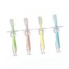 COLLBATH 4pcs Silicone Teether Toothbrush Boy Girl Brush Soft Bristles for Boys and Girls Training Brush view 3