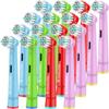 REDTRON Kids Electric Toothbrush Heads Compatible with Oral B, Soft Bristles Kids Toothbrush Heads, Children Replacement Toothbrush Head for Sensitive Teeth and Gums (Pack of 16) view 1
