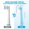 REDTRON Kids Electric Toothbrush Heads Compatible with Oral B, Soft Bristles Kids Toothbrush Heads, Children Replacement Toothbrush Head for Sensitive Teeth and Gums (Pack of 16) view 4
