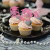 Rsstarxi 36 Pack 2024 Graduation Cupcake Toppers Glitter Class of 2024 Graduation Cap Diploma Cupcake Picks Decorations for Congrats Grad 2024 Graduation Theme Party Cake Decorations Pink view 3