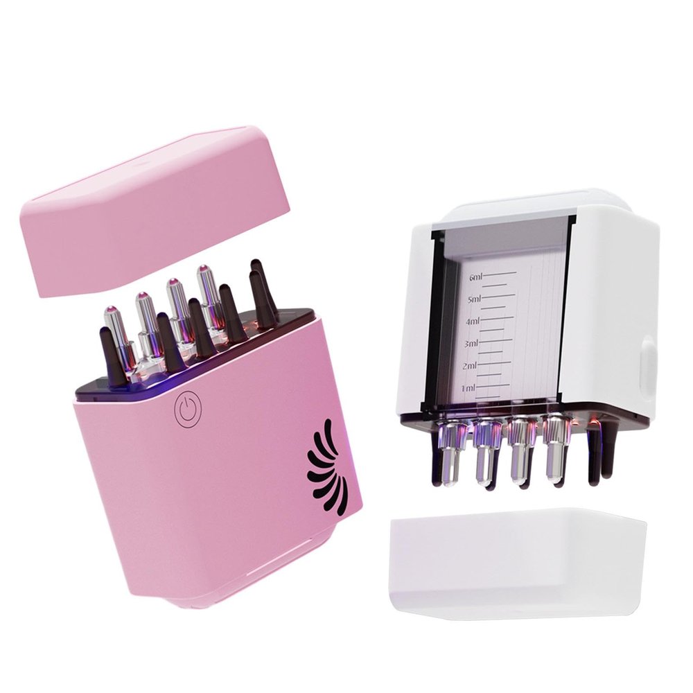 1/2 Electric Oil Massager - Hair Oiling Applicator, Portable Scalp Massager | Electric Hair Oil Applicator and Scalp Massager, Hair Oiling Dispenser for Hair Tr?atment, 2.7 x 2.2 in, ABS