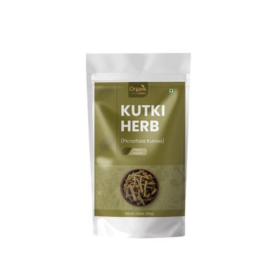 Organic Spree Kutki Herb 100gm (3.52oz) Picrorhiza Kurroa  Katuka Rohini  Pure and Natural 100gm