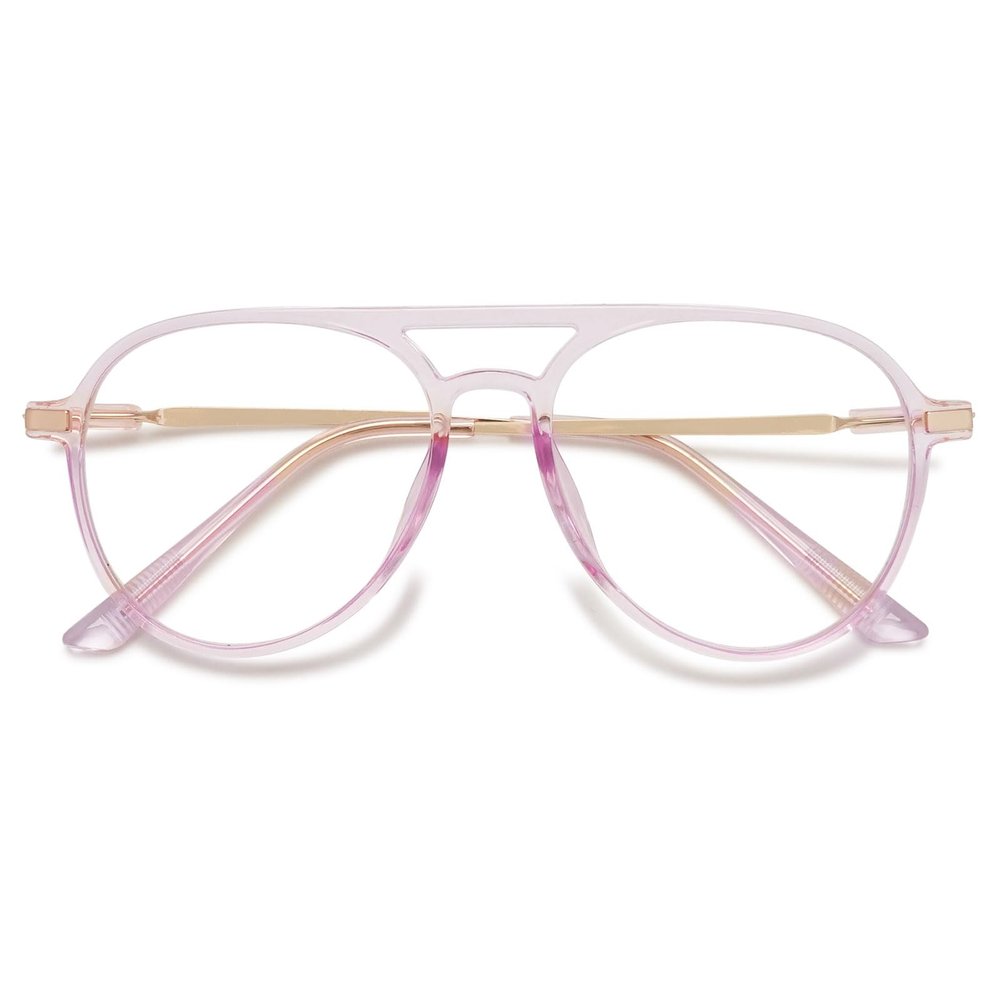MAGIMODAC Large Reading Glasses Oversized Stylish Anti Blue Light Blocking Readers Glasses Frames Eyeglasses Eyewear for Ladies Men Women Purple 2.50