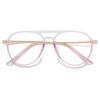 MAGIMODAC Large Reading Glasses Oversized Stylish Anti Blue Light Blocking Readers Glasses Frames Eyeglasses Eyewear for Ladies Men Women Purple 2.50 view 1
