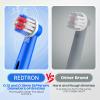 REDTRON 4 Pack Kids Toothbrush Heads for Oral B, Deep and Precise Cleaning Toothbrush Heads, Multi-Colourful Electric Brush Replacement Heads for Children view 3