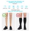 ACWOO Compression Socks for Women & Men, 2 Pairs Graduated Stockings Support, Non-Slip Breathable Flight Socks Running Socks for Sports, Flying, Maternity Pregnancy, Nurses, Travel, Skin Color, S view 3