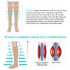 ACWOO Compression Socks for Women & Men, 2 Pairs Graduated Stockings Support, Non-Slip Breathable Flight Socks Running Socks for Sports, Flying, Maternity Pregnancy, Nurses, Travel, Skin Color, S view 4