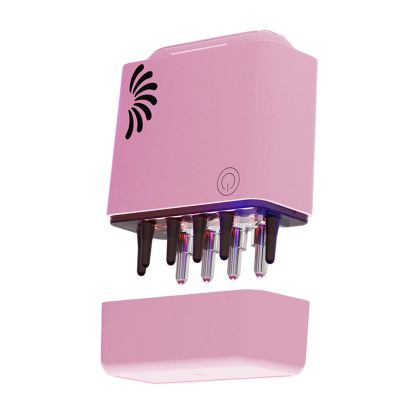 1/2 Hair Oil Applicator - Scalp Massager 2 in 1, Head Massage Comb | Electric Vibration Scalp Massager Brush, Scalp Oil Applicator Head Massager for Hair Growth, 2.7 x 2.2 in, ABS