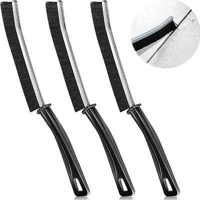 3Pcs Crevice Gap Cleaning Brush, Hard-Bristled Crevice Cleaning Brush, Dead Corners Brushes, for Bathroom Kitchen Tiles Window Slots