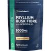 Psyllium Husk Capsules 5000mg with Acidophilus | Natural Soluble Fibre Supplement with ProBio | Plantago Ovata Seed Husk Extract | 120 Vegan Capsules | by Horbaach view 1