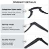 ABETOS Half Frame Reading Glasses Blue Light Blocking Computer Readers Men Women Fashion Small Retro Half Moon Lens Spring Hinge Lightweight Eyeglasses, Black&Leopard 1.5 view 4