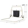 JAVPTAV Sturdy Bed Rail For Elderly Adults Home Foldable Grab Rails For Elderly Safety Bed Rail Guard Handrail Pregnant Assist Support Handle With Storage Pouch Bed Grab Rails view 3