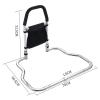 JAVPTAV Sturdy Bed Assist Bar With Storage Pocket, Bed Rail For Seniors Adults, Bedside Handrails Assistance For Getting In Out Of Bed view 2