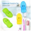 Beaupretty 12pcs Cute Cartoon Design Toothbrush Head Covers Silicone Travel Toothbrush Caps for Use view 3