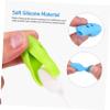 Beaupretty 12pcs Cute Cartoon Design Toothbrush Head Covers Silicone Travel Toothbrush Caps for Use view 4