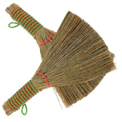 Healeved 8pcs Small Whisk Broom Desktop Dust Duster for Home Cobweb Brush Floor Brush Indoor