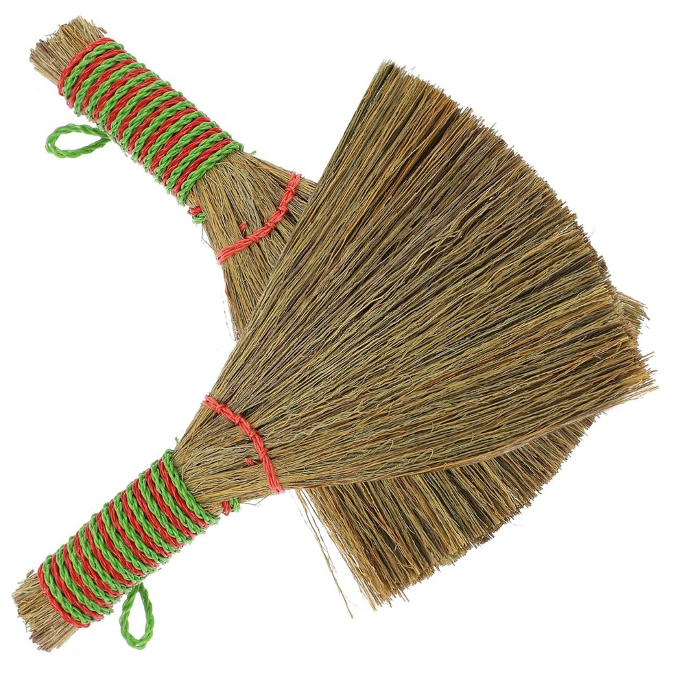 Healeved 8pcs Small Whisk Broom Desktop Dust Duster for Home Cobweb Brush Floor Brush Indoor