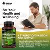 Ginkgo Biloba and Korean Ginseng Tablets - 7000mg Ginkgo Biloba Herbal Supplements & 600mg Panax Ginseng High Strength Extract - Enriched with Vitamin B3 & B5-120 Vegan Tablets view 3