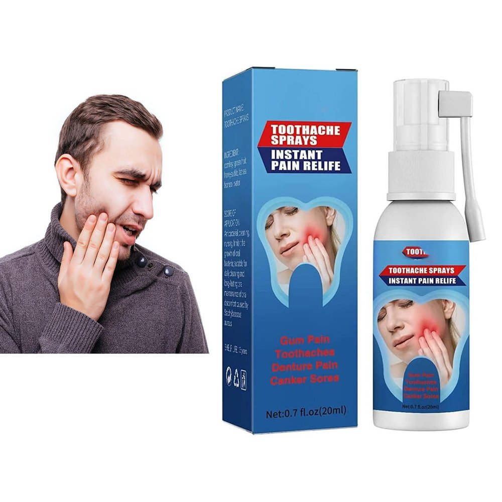 2024 New Dental Pain Relief Spray, Toothache Relief Spray with Instant Tooth Treatment, Repair Gum Texture, Keep Oral Environment Healthy