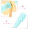 FRCOLOR Silicone Training Toothbrush Manual Protective Baffle for Boy Girl Boys and Girls Oral Care view 3