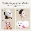 BOYYJING Hot Compress Face Towel Mask Set,Reusable Cold Hot Towel Beauty Skin Care Mask for Open Pores and Increase Blood Circulation,Also Spa Headband and Disposable Plastic Facial Mask. view 2