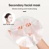 BOYYJING Hot Compress Face Towel Mask Set,Reusable Cold Hot Towel Beauty Skin Care Mask for Open Pores and Increase Blood Circulation,Also Spa Headband and Disposable Plastic Facial Mask. view 4