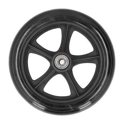 16cm PU Wheelchair Wheel Replacement, Skidproof, Wear Resistant, Smooth Rolling, Broad Using for Wheelchair, Walker, Rollator