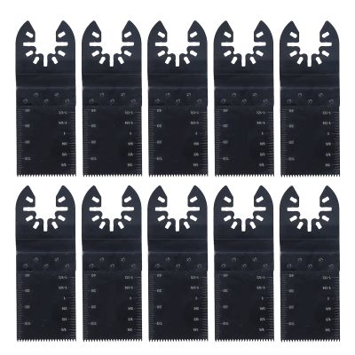 10Pcs Oscillating Saw Blade High Speed Steel Power Tool Blades 34mm, for Sawing, Scraping, Shaping, Polishing