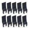 10Pcs Oscillating Saw Blade High Speed Steel Power Tool Blades 34mm, for Sawing, Scraping, Shaping, Polishing view 3
