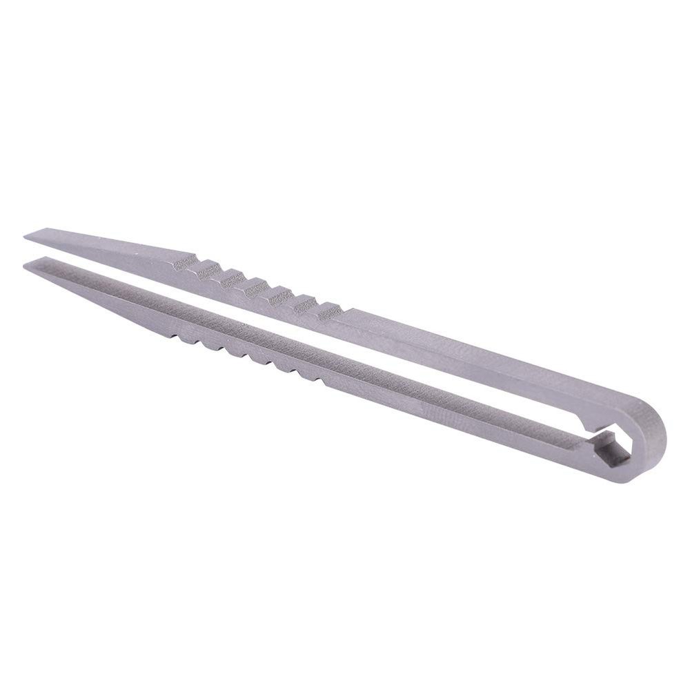 Akozon EDC Tweezers, Portable EDC Alloy Tweezers Outdoor Survival Camping Travel Mini Tool