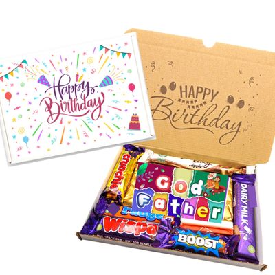 GOD FATHER Chocolate Gift Box | GOD FATHER Birthday Gift | Present for Him | Birthday Hamper | Chocolate Hamper